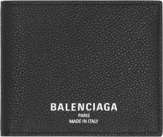 Balenciaga Klassieke Leren Portemonnee - Heren - Portefeuilles - Zwart - ONE Size - Leer - Accessoires