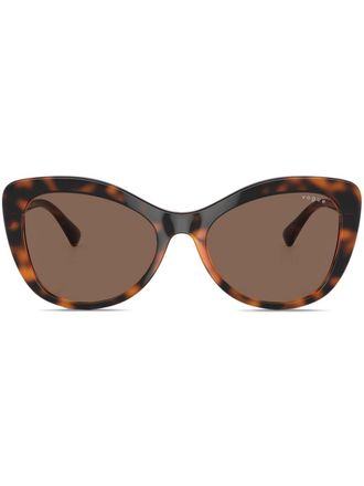 Vogue Eyewear Zonnebril met vlinder montuur - Bruin