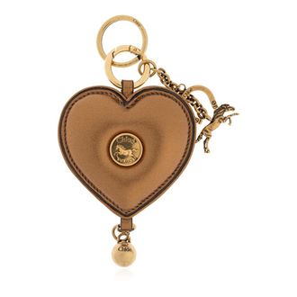 Chlo&eacute; Bag Accessories, female, Yellow, Size: ONE SIZE Heart-shaped bag charm