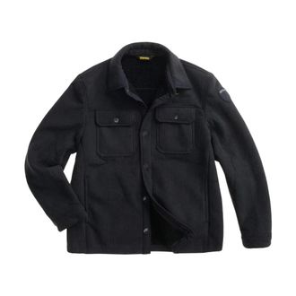 Blauer Corduroy Jas Fourth - Heren - Jassen - Blauw - Maat: M Corduroy
