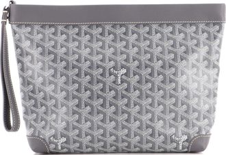 Goyard ine Conti Pouch Coated Canvas