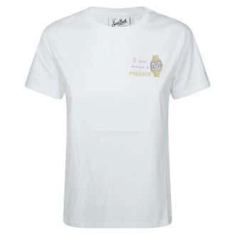 MC2 Saint Barth T-shirt Emilie in cotone con scollo rotondo - - Tops - Donna - Bianco - XS
