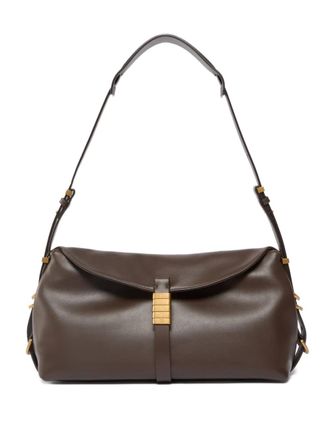 Pinko medium Classic Saddle shoulder bag - women - Bovine Leather/Cotton/Polyamide/Polyurethane - OS - Brown