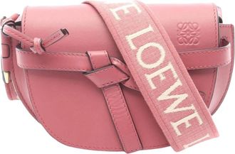 Loewe Pre-owned Vintage Small Gate Dual Bag - Dames - Vintage Schoudertas - Roze - ONE Size - Leer - Vintage