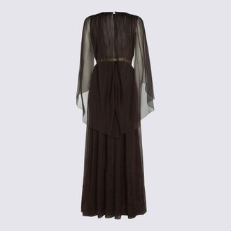 Alberta Ferretti Womens Dresses Marrone _se