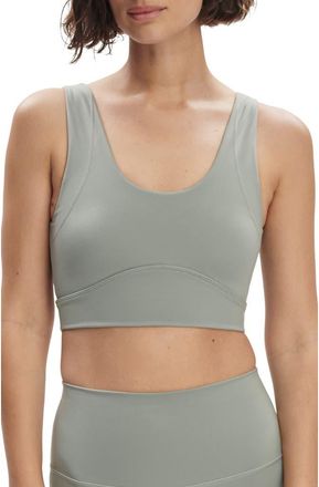 Varley Essi Freesoft Longline Sports Bra in Shadow at Nordstrom, Size Medium