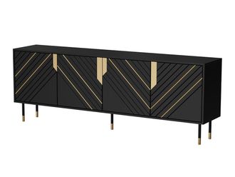 Mirjan24 Aparador Elmteo 101, 72x204cm, N&uacute;mero De Puertas: 040cm, Mdf, Aglomerado Laminado