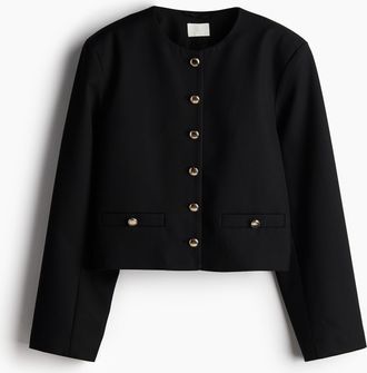 H&M Kurzjacke - Schwarz