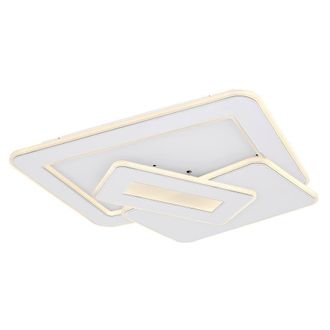 Netlighting Kique Semi Ceiling Light White LED Dimmable 3000-6500K Remote Tuya