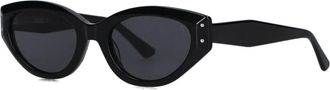 Notre-V Yara Zonnebril - Dames - Zonnebrillen - Zwart - ONE Size - Accessoires