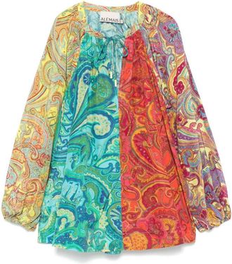 Alemais Ceto Spliced Blouse