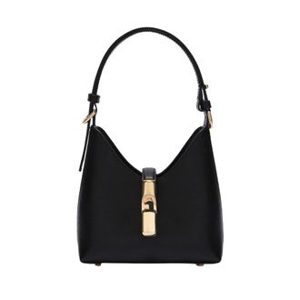 Furla Shoulder Bags, female, Black, Size: ONE SIZE Iride Mini Bag