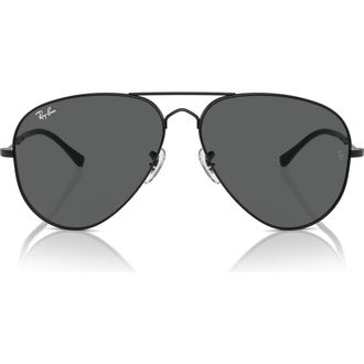 Ray-Ban Old Aviator 58mm Sunglasses in Black at Nordstrom