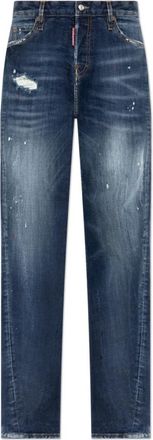 Dsquared2 Loose Twst Jeans - Dames - Regular Fit Jeans - Blauw - 2XS - Katoen - Jeans