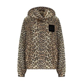 Ganni Dames, Jassen, Veelkleurig, Maat: 2Xs/Xs Nylon