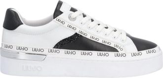 Liu Jo Silvia 66 Witte Leren Sneakers - Dames - Sneakers - Veelkleurig - 35 EU - Leer - Schoenen