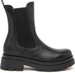 Nero Giardini Faux Fur Lined Chelsea Boot in Black at Nordstrom Rack, Size 40