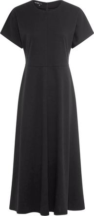 Marc Aurel Jersey jurk met korte mouwen - Dames - Casual kleedjes - Zwart - L - Kleedjes