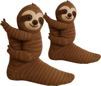 Generic 3D Knit Animal Socks,Skid Warm Proof Cotton Socks, Novelty Floor Sock for Christmas,Cute Hand Crochet Knit Sock,Winter Warm Floor socks for Adults,Bre