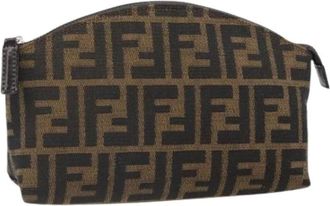 Fendi Pre-owned Clutches, female, Brown, Size: ONE SIZE Pre-owned Vintage Clutch