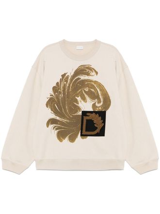 Dries Van Noten Long-Sleeved Crew Neck Sweatshirt