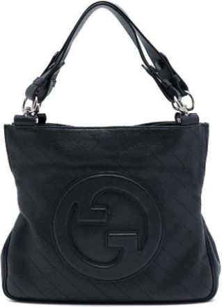 Gucci Pre-owned Blondie - Dames - Vintage Handtas - Zwart - ONE Size - Leer - Vintage