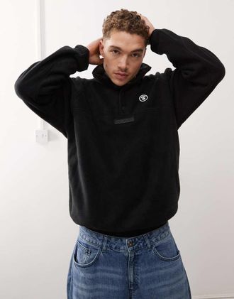 AAPE ブラックベースボールジャージ L Aape By A Bathing Ape: Black T-Shirts now up to −53% | Stylight