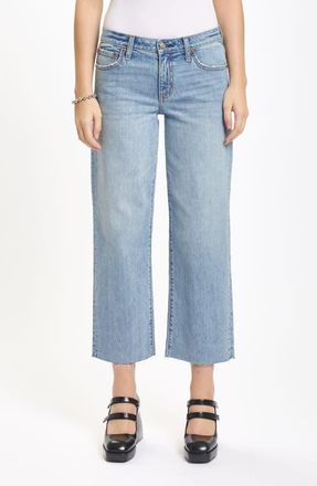 Daze Keeper Mid Rise Crop Jeans in Obviously Vintage at Nordstrom, Size 27