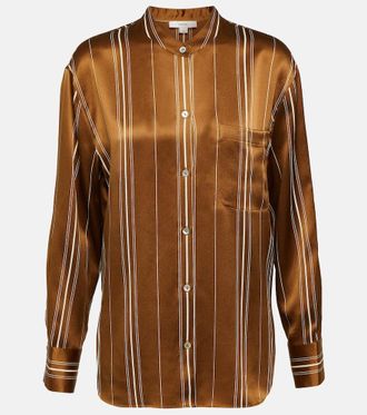 Vince Camicia in seta a righe