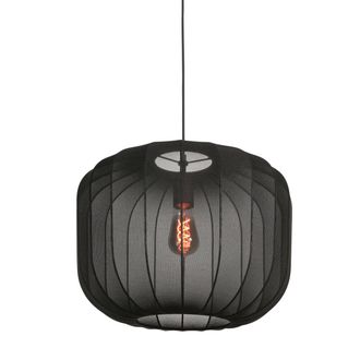 Anne Lighting Anne Lighting - L&aacute;mpara Colgante - Sable - Negro - Lino Metal - &Oslash;