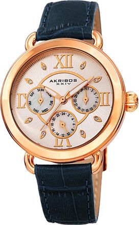 Akribos XXIV Akribos Xxiv Womens Leather Watch