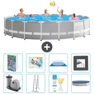Intex Piscina Prism Frame Redonda - 610x132 Cm - 9-piezas S533