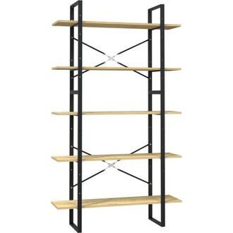 vidaXL Estanter&iacute;a De 5 Niveles Madera Maciza De Pino 100x30x175 Cm Vidaxl
