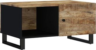 vidaXL Vidaxl - Coffee Table 80x50x40 cm Solid Wood Mango&Engineered Wood