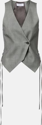 Alexander McQueen Gilet asimmetrico