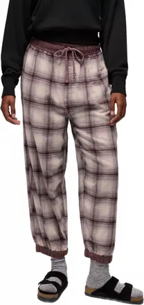 Prana Cabin Core Flannel Pant In Almond