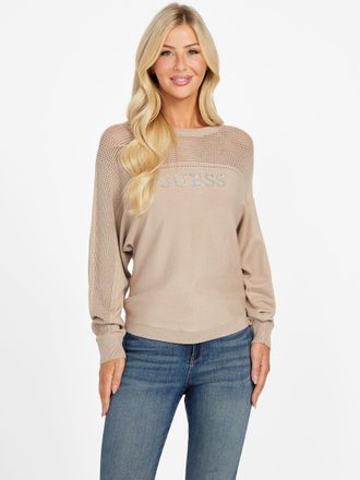 Guess Tina Crystal Crewneck Sweater