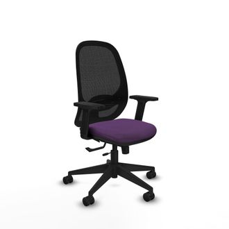 Piqueras y Crespo Silla Oficina Piqueras Y Crespo Cilanco Negro Espuma Alta Densidad