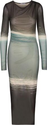 Patrizia Pepe Dames, Jurken, Veelkleurig, Maat: XS Polyamide