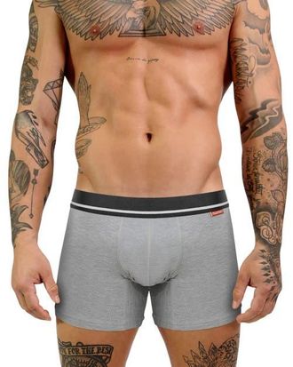 Mosmann Mens Ultra-Soft Boxers in Grey at Nordstrom, Size X-Large Au