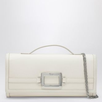 Roger Vivier Belle Vivier Clutch White
