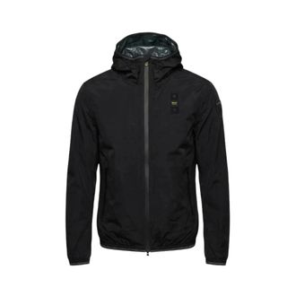 Blauer Training Jackets, male, Black, Size: L Farrin Wind Jacket
