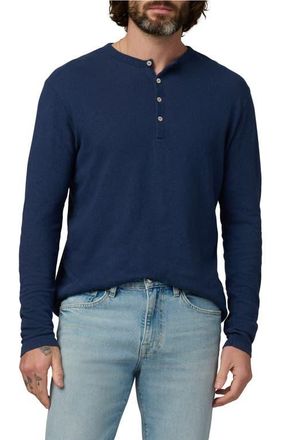 Joe's Long Sleeve Henley in Dress Blues at Nordstrom, Size X-Large