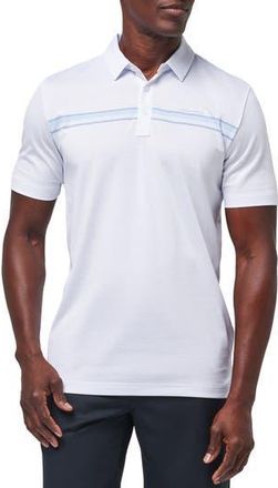 Travis Mathew Dolphin Cruise Stripe Polo in White at Nordstrom Rack, Size Small