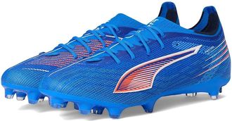 Puma Ultra 6 Pro Firm, Artificial Ground Soccer Cleats Mens Soccer Shoes Ultra Blue/White/Glowing Red : 10.5 D - Medium, Synthetic