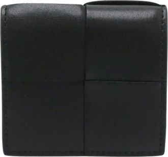Bottega Veneta Pre-owned Leren Muntzakje - Dames - Vintage Accessoires - Zwart - ONE Size - Leer - Vintage