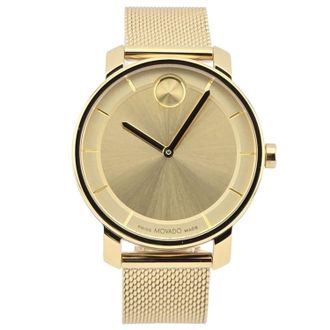 Movado Womens Bold access Gold Dial Watch
