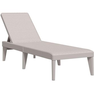 vidaXL Tumbona De Pp Capuchino 186x60x29 Cm Vidaxl