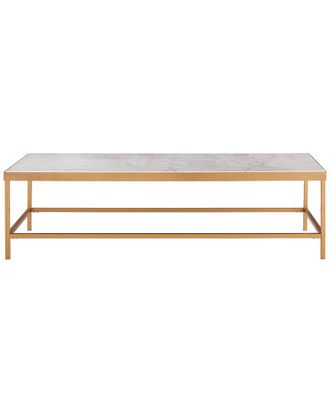 Safavieh Couture Caralyn Rectangle Marble Coffee Table