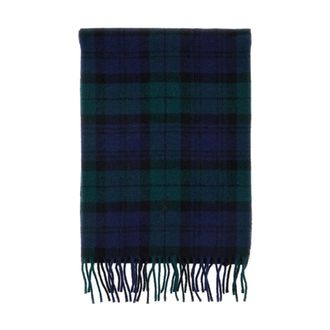 Polo Ralph Lauren Accessoires, Heren, Veelkleurig, ONE Size, Ruitjes sjaal met geborduurd logo